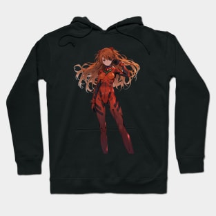 Asuka Langley Soryu evangelion Illustration 6 Hoodie